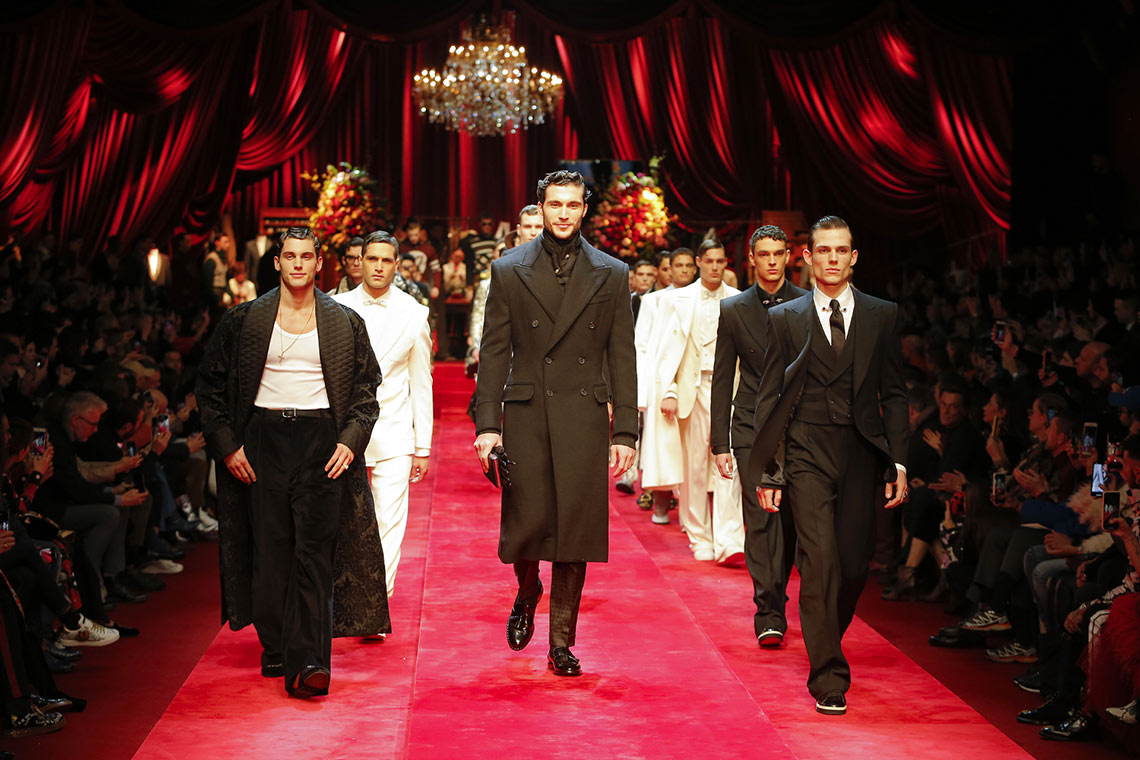 Dolce&Gabbana Men's fashion show FW 19-20