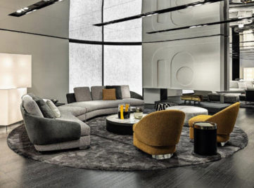 Minotti Divani, Salone del mobile, Stand 2019